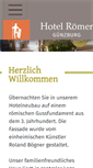 Mobile Screenshot of hotel-roemer.de