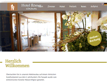 Tablet Screenshot of hotel-roemer.de